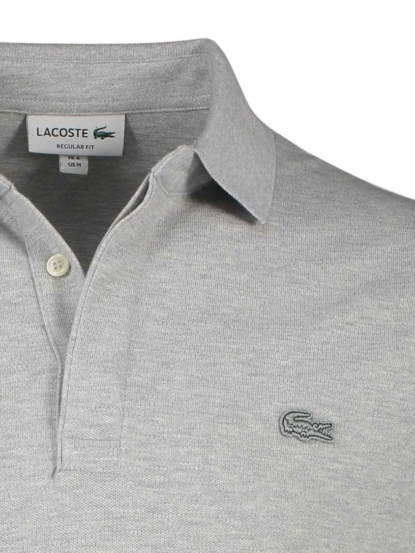 Lacoste poloshirt grijs Regular Fit