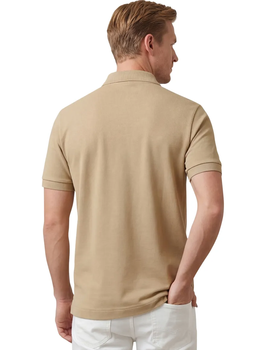 Beige Polo Lacoste Classic Fit