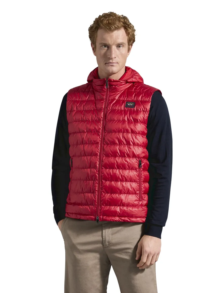 Paul & Shark bodywarmer met capuchon afneembaar
