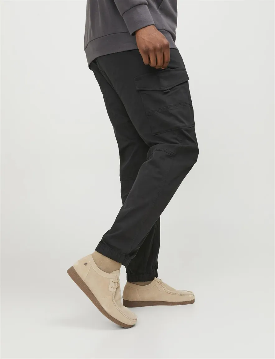 Jack & Jones katoenen cargo broek effen katoen