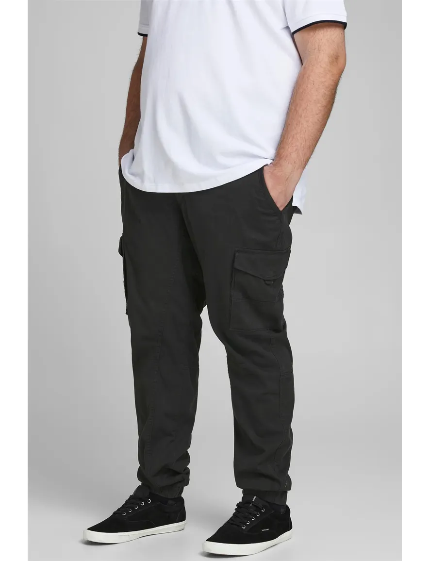 Jack & Jones katoenen cargo broek effen katoen
