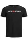 Jack & Jones t-shirt zwart effen Plus Size
