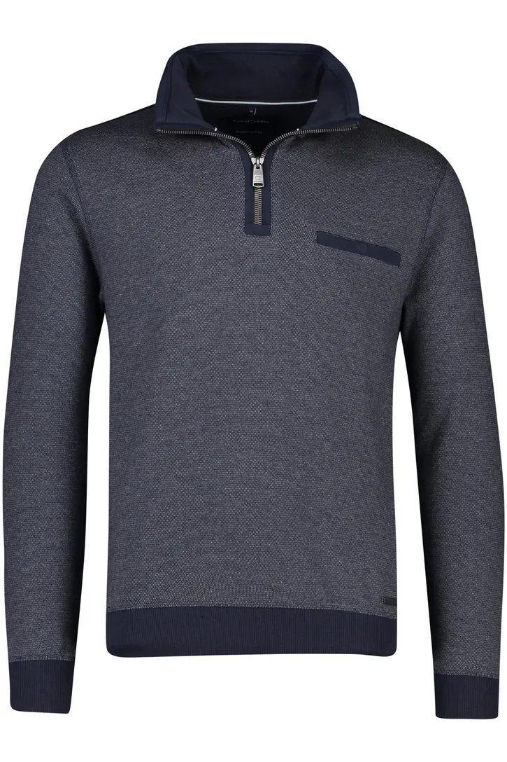 Trui Casa Moda donkerblauw borstzak
