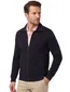 Vest opstaande kraag Casa Moda donkerblauw