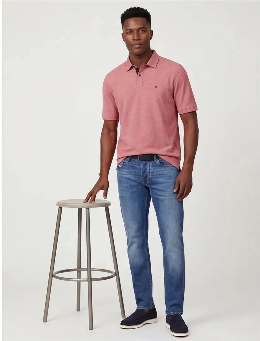 Casa Moda polo rood melange