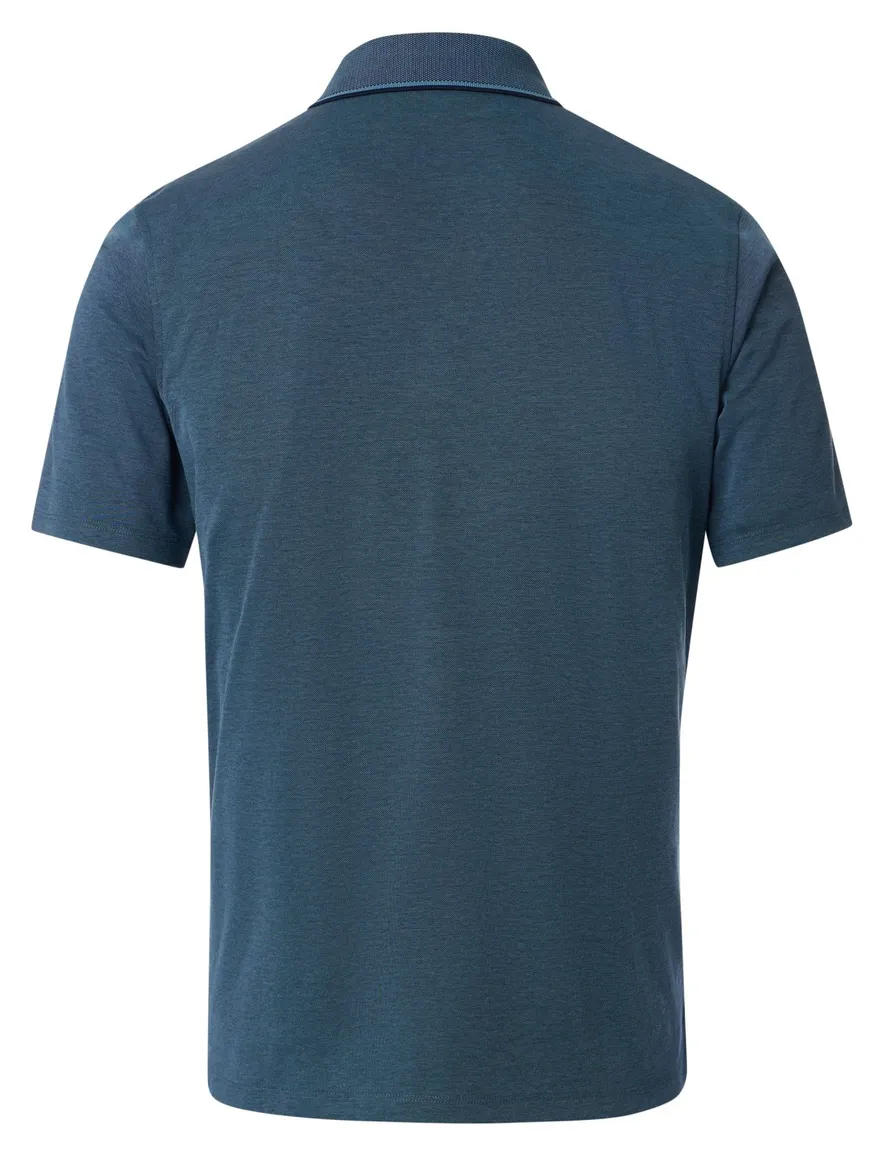 Casa Moda poloshirt korte mouw effen donkerblauw