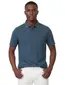 poloshirt korte mouw Casa Moda donkerblauw wijde fit