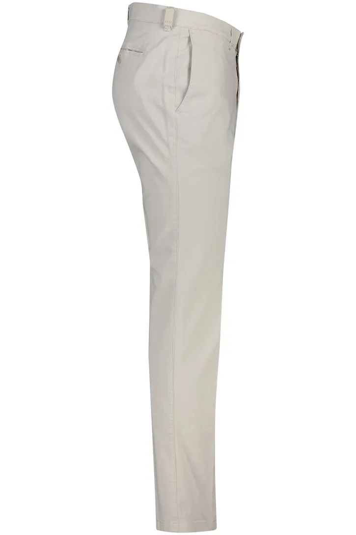 Brax katoenen broek Felix beige effen katoen