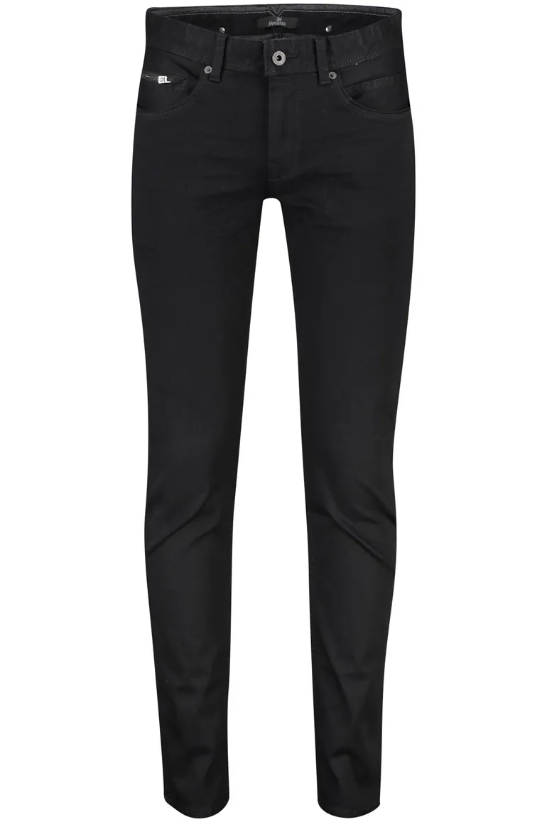 Vanguard Jeans V850 zwart effen katoen