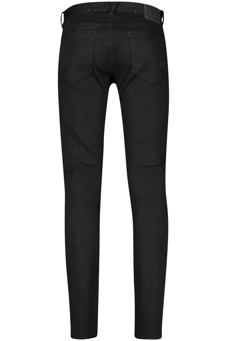 Vanguard Jeans V850 zwart effen katoen