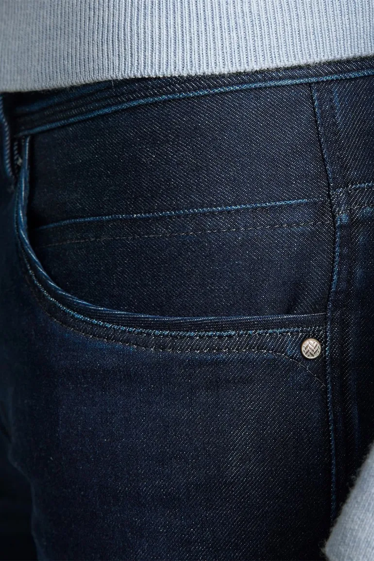 Vanguard V850 slim fit jeans donkerblauw