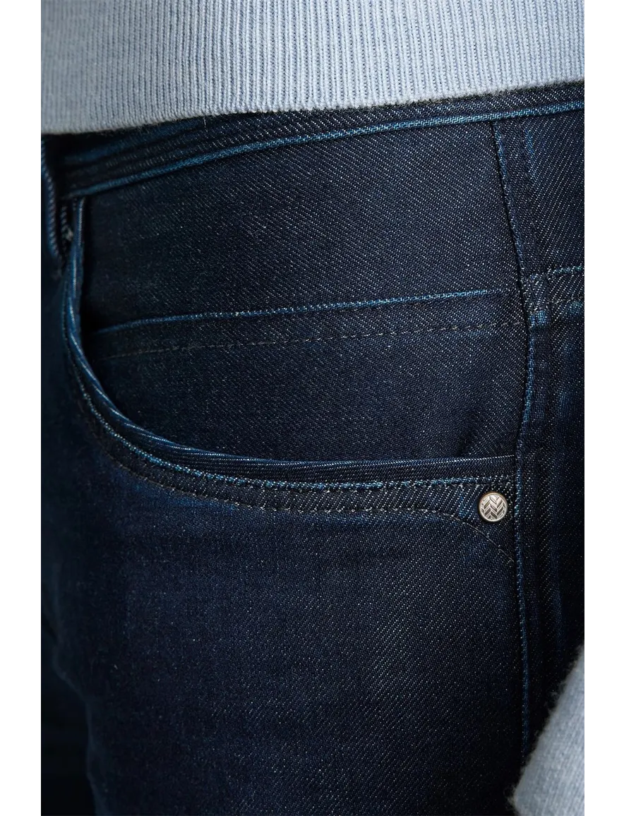 Vanguard V850 slim fit jeans donkerblauw