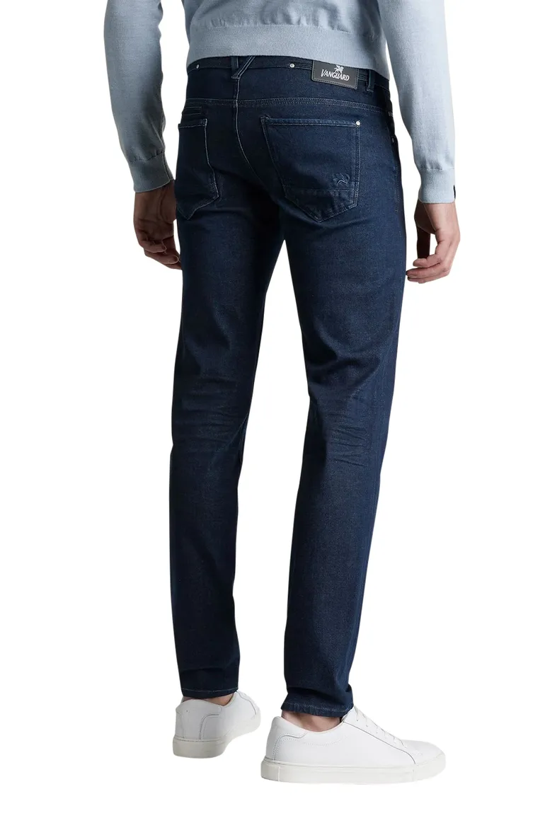 Vanguard V850 slim fit jeans donkerblauw