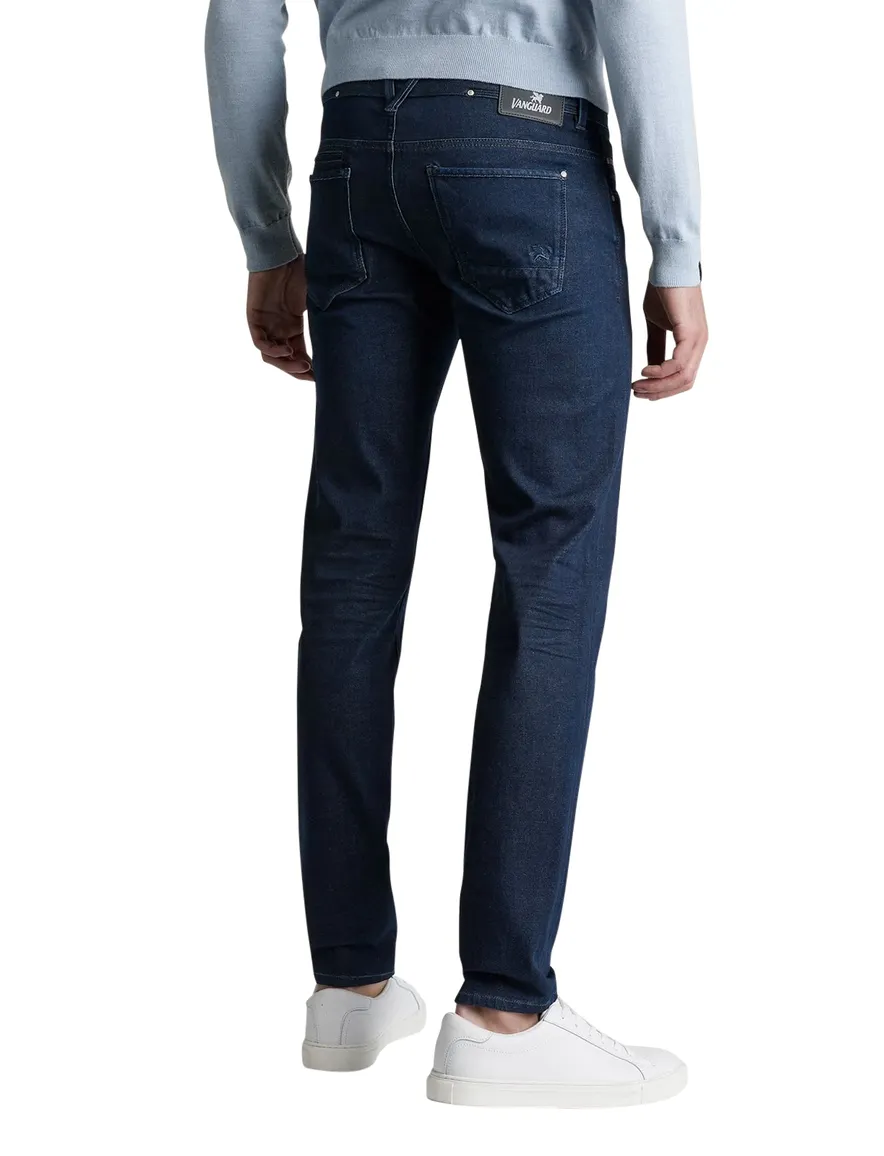 Vanguard V850 slim fit jeans donkerblauw