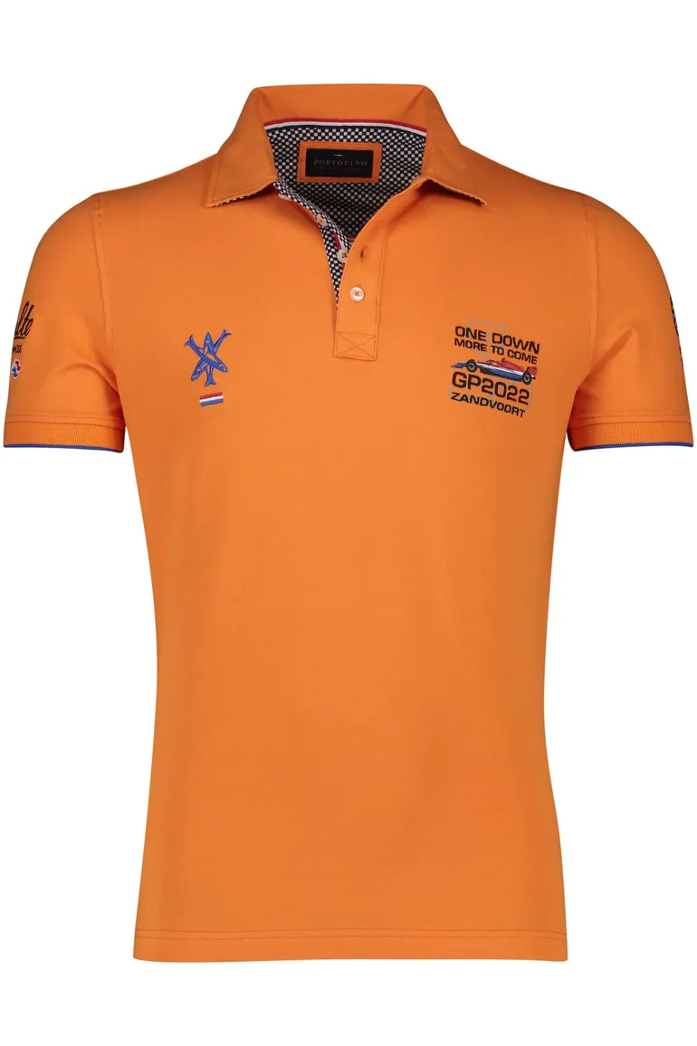 Race polo Portofino GP2022 oranje