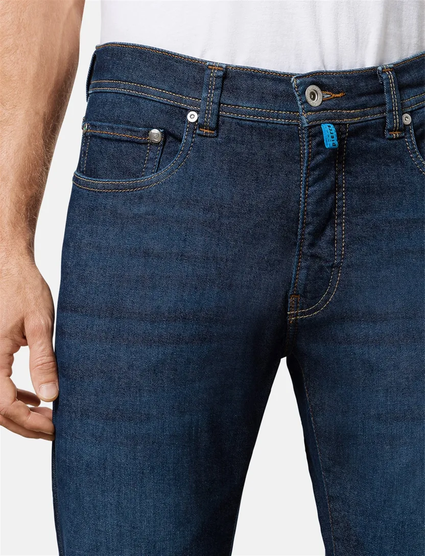 Pierre Cardon jeans donkerblauw Lyon Tapered