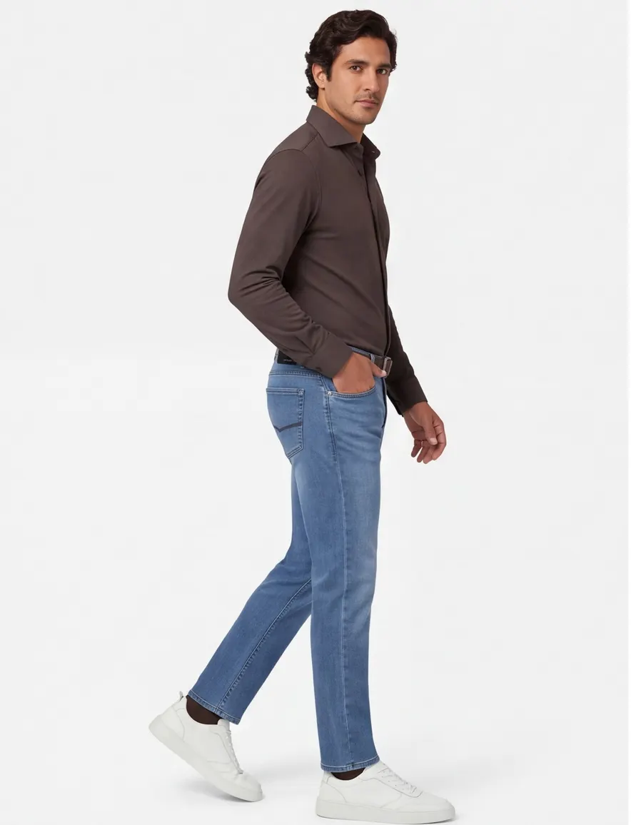 Pierre Cardin Future Flex Lyon Tapered fit jeans blauw