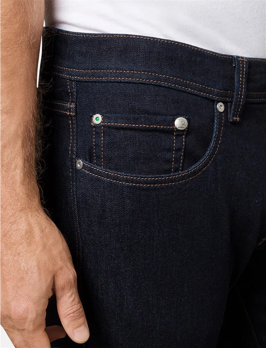 Donkerblauwe broek Pierre Cardin Lyon Tapered