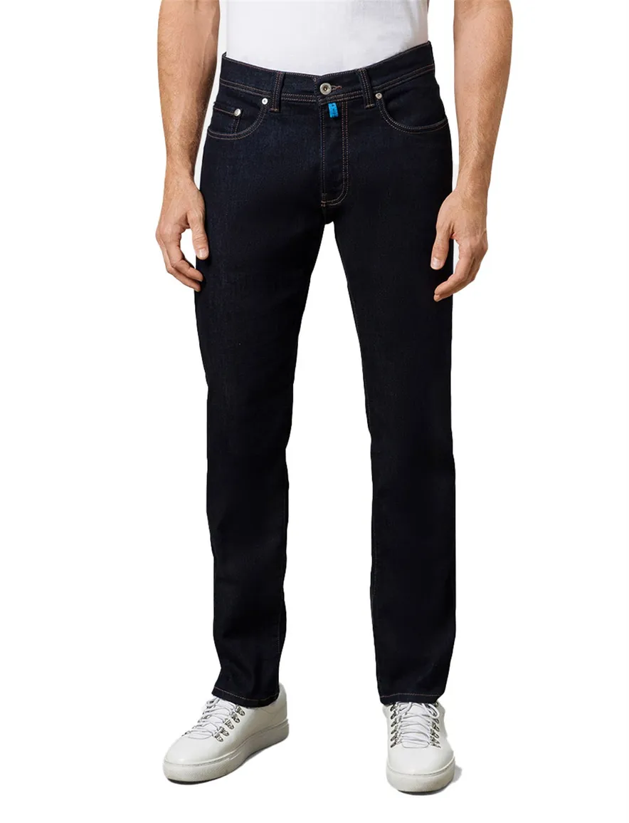 Donkerblauwe broek Pierre Cardin Lyon Tapered
