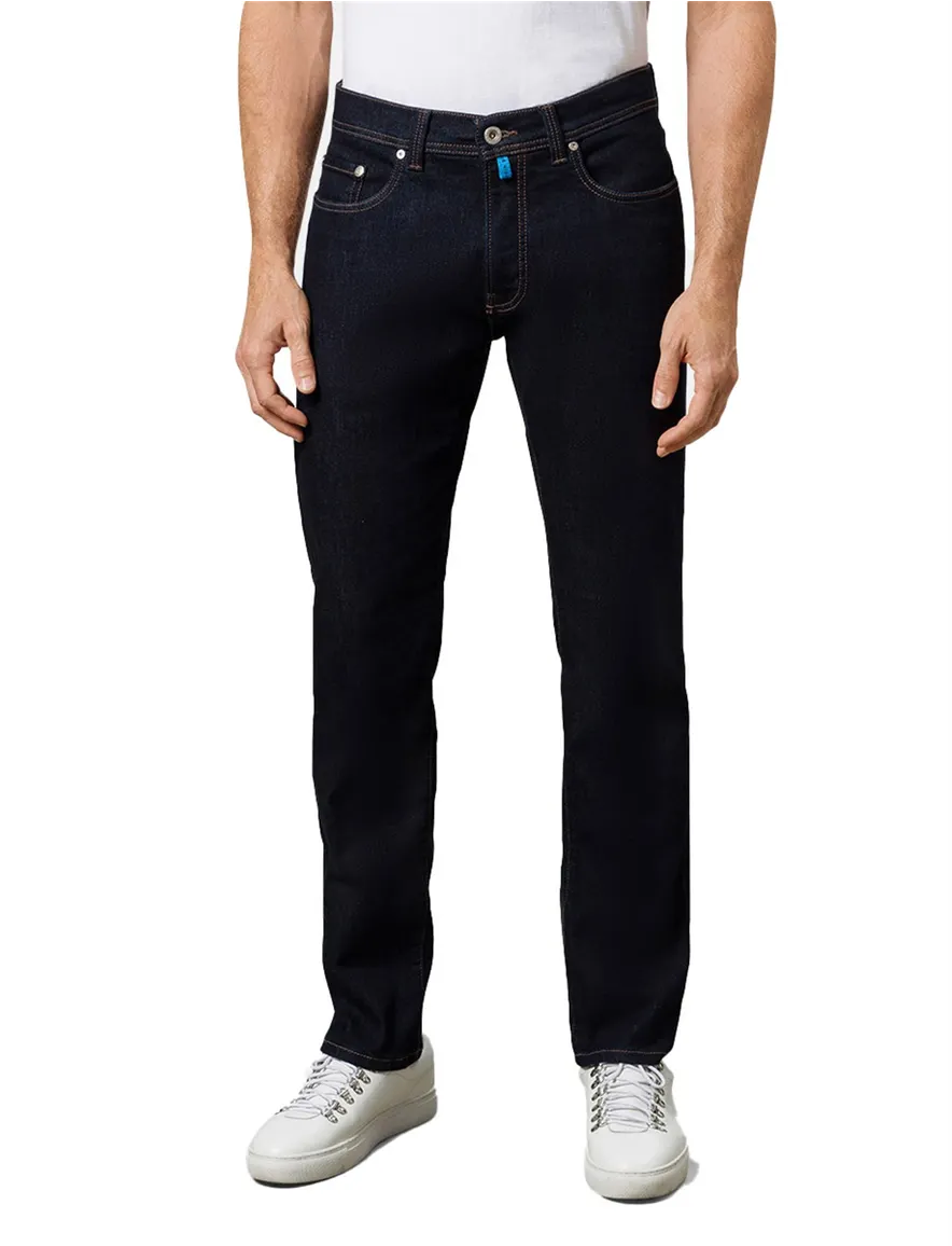 Donkerblauwe broek Pierre Cardin Lyon Tapered