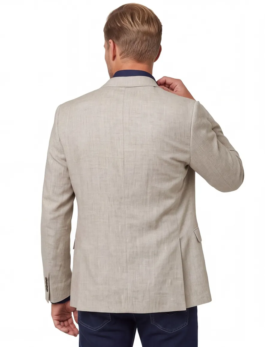Beige colbert gemeleerd Digel