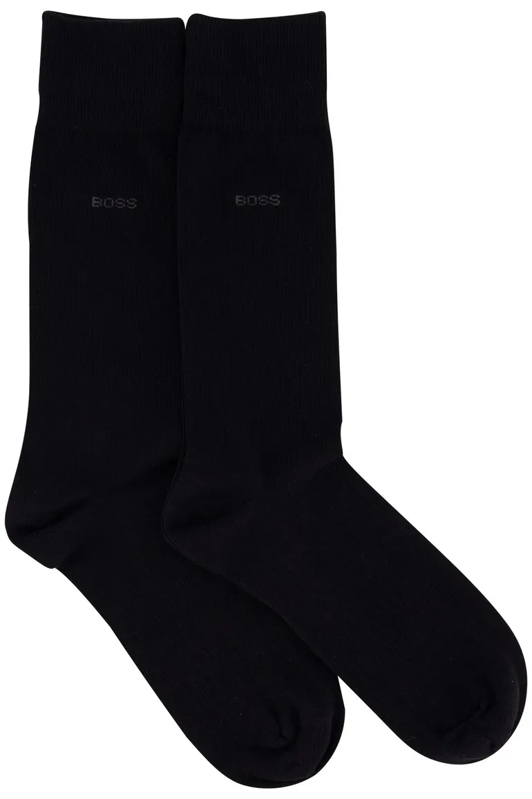 Sokken 2P zwart Hugo Boss