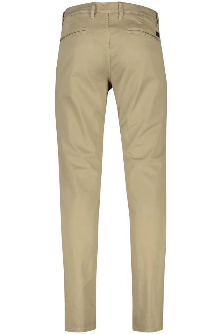 Hugo Boss katoenen broek beige effen chino