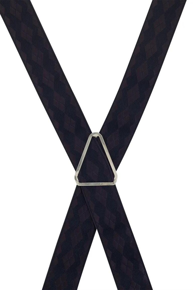 Donkerblauwe Lindenmann bretels