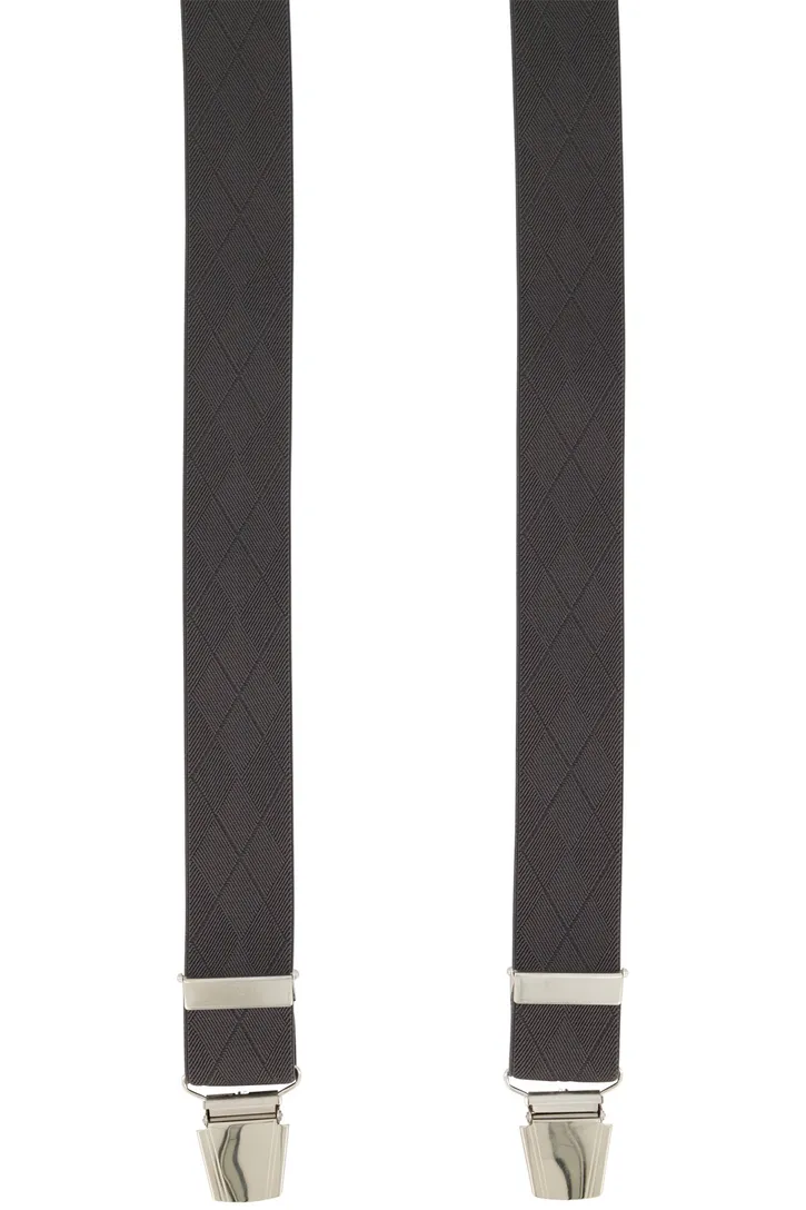 Lindenmann bretels grijs met print