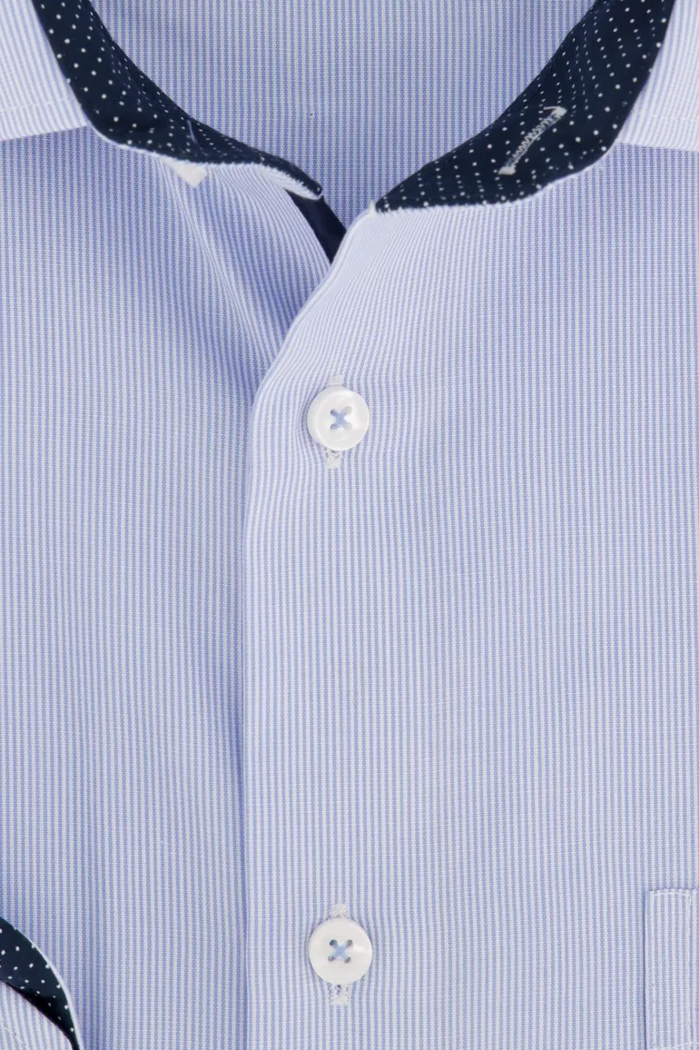 Seidensticker overhemd Regular Fit lichtblauw