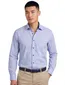 Seidensticker overhemd normale fit blauw effen katoen
