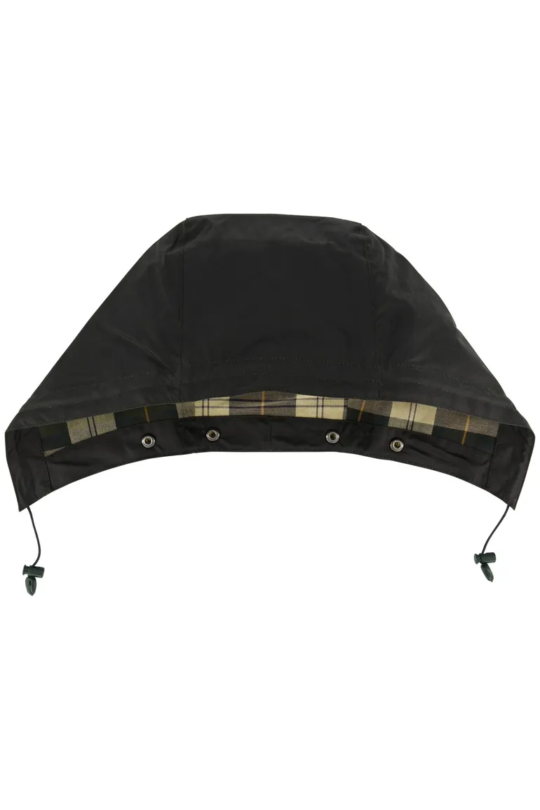 Barbour capuchon donkergroen katoen