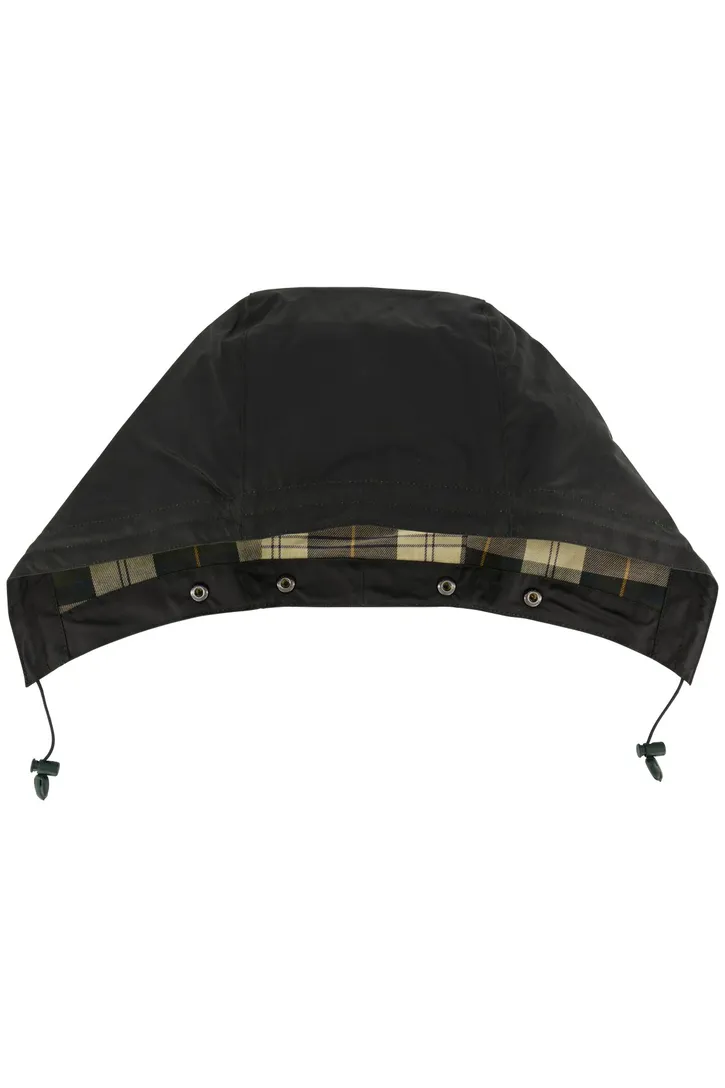 Barbour capuchon katoen donkergroen
