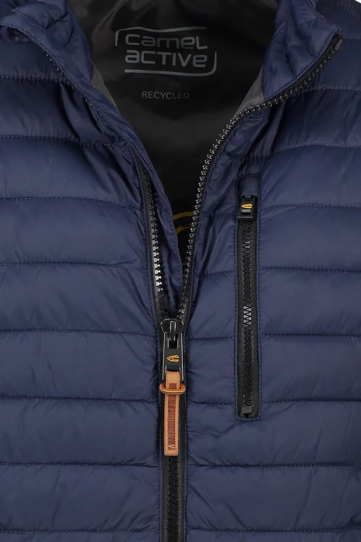 Camel Active jas donkerblauw gewatteerd