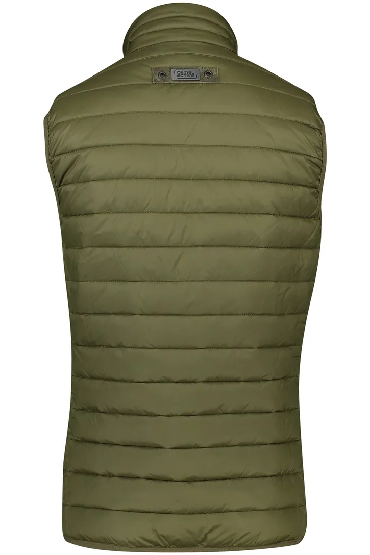 Camel Active bodywarmer groen gewatteerd