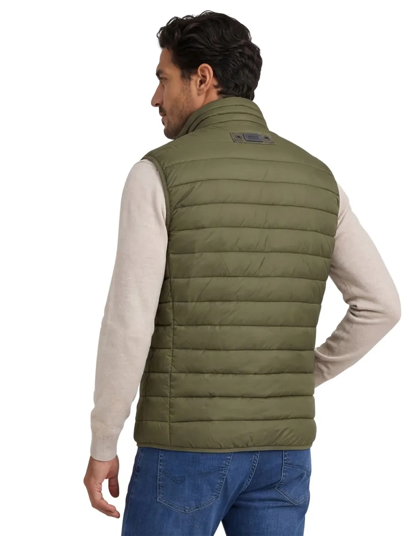 Camel Active bodywarmer groen gewatteerd