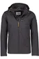 Camel Active softshell jas zwart afneembare capuchon