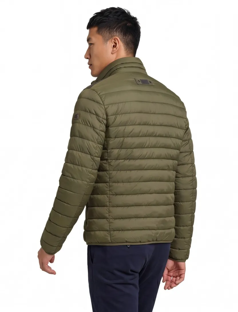 Camel Active jas groen kort model gewatteerd