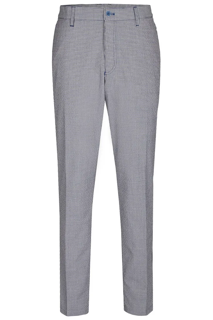 Pantalon M.E.N.S. ruitjes navy
