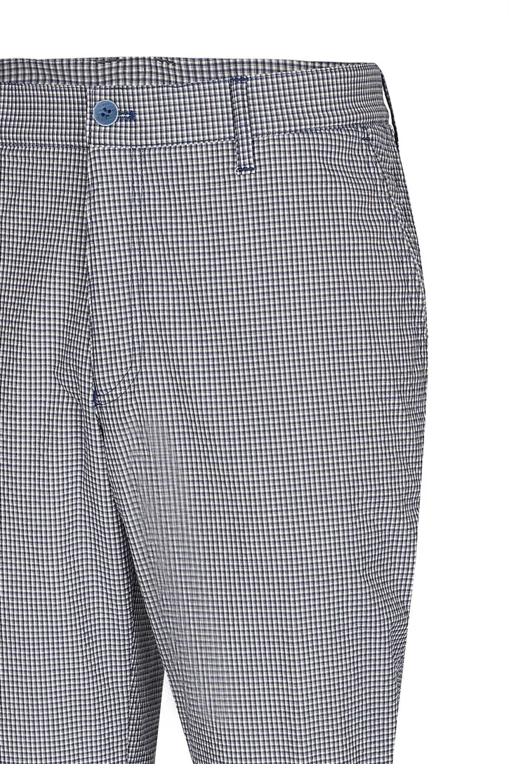 Pantalon M.E.N.S. ruitjes navy