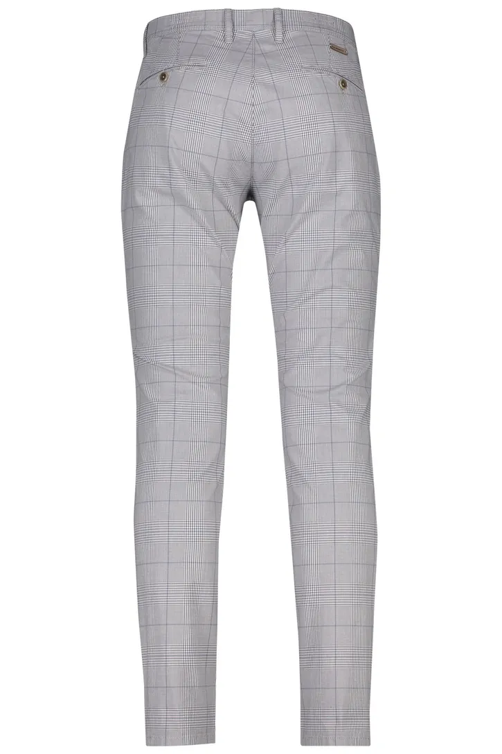 Chino Alberto grijs ruitje