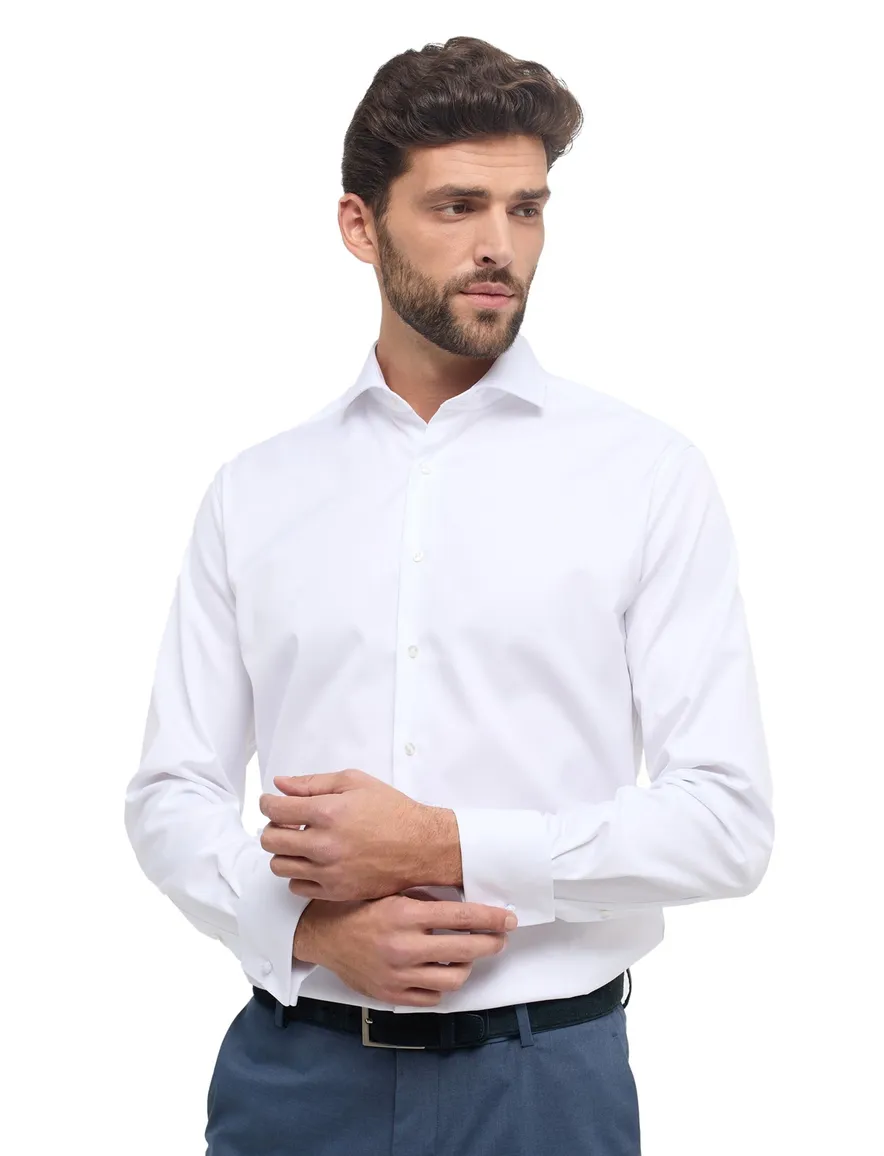 Wit overhemd Eterna Moder Fit