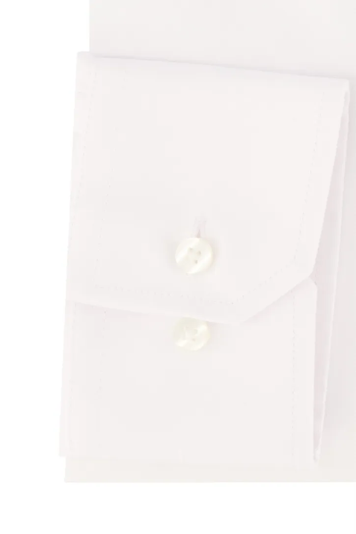 Eterna overhemd mouwlengte 7 Modern Fit normale fit wit effen katoen strijkvrij
