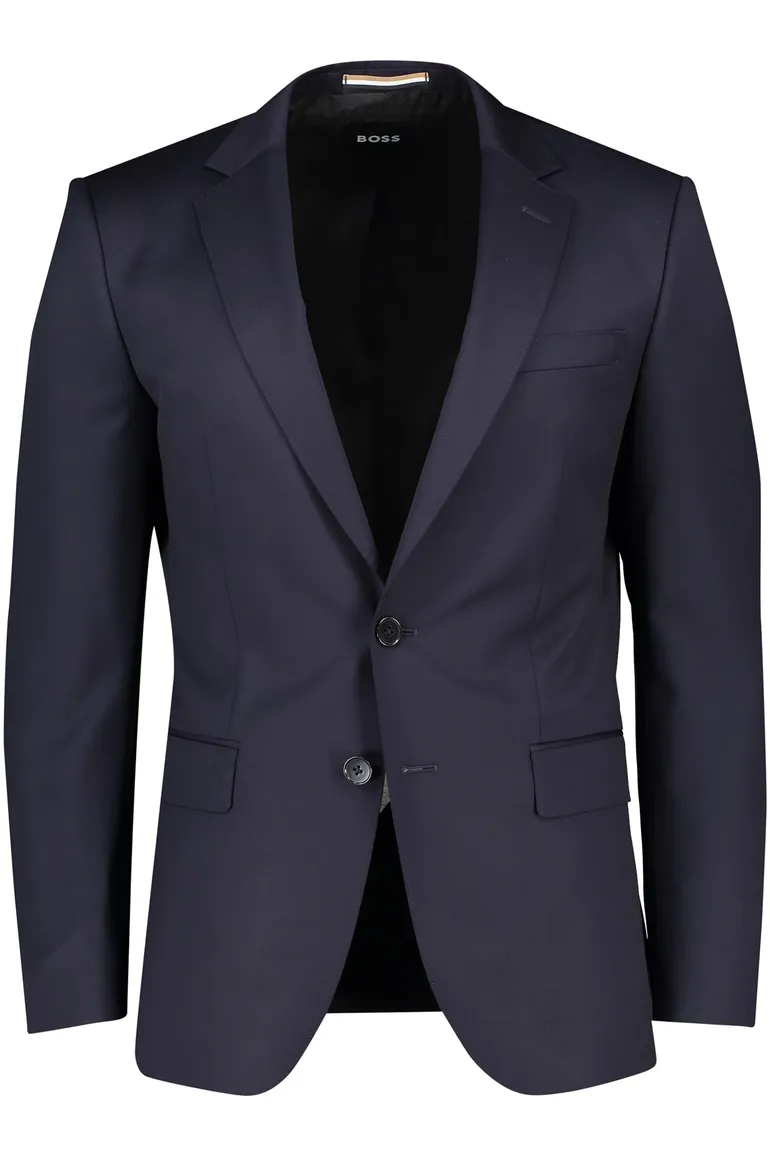 Boss H-Huge colbert mix & match donkerblauw effen wol slim fit
