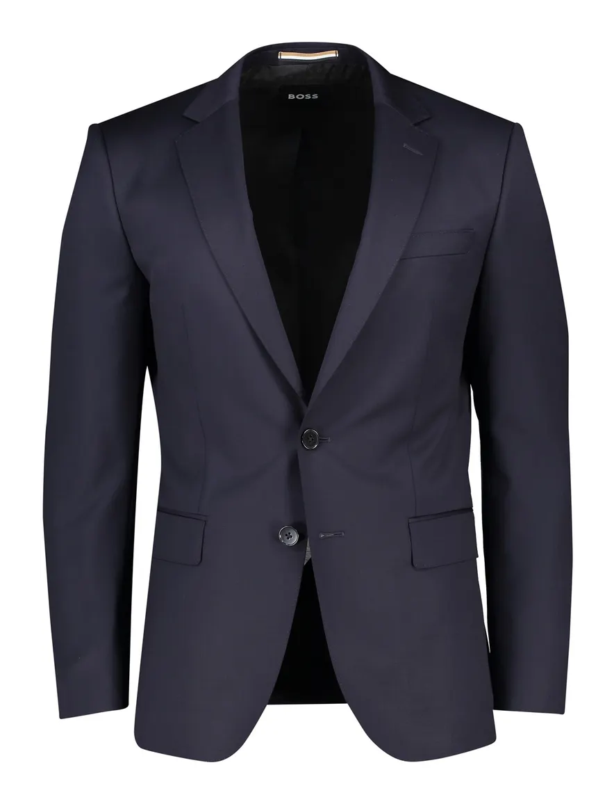 Hugo Boss colbert mix & match donkerblauw effen wol slim fit