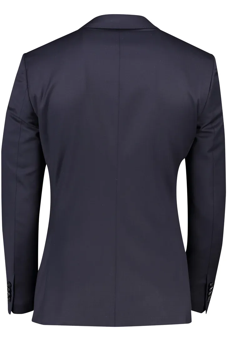 Hugo Boss colbert mix & match donkerblauw effen wol slim fit