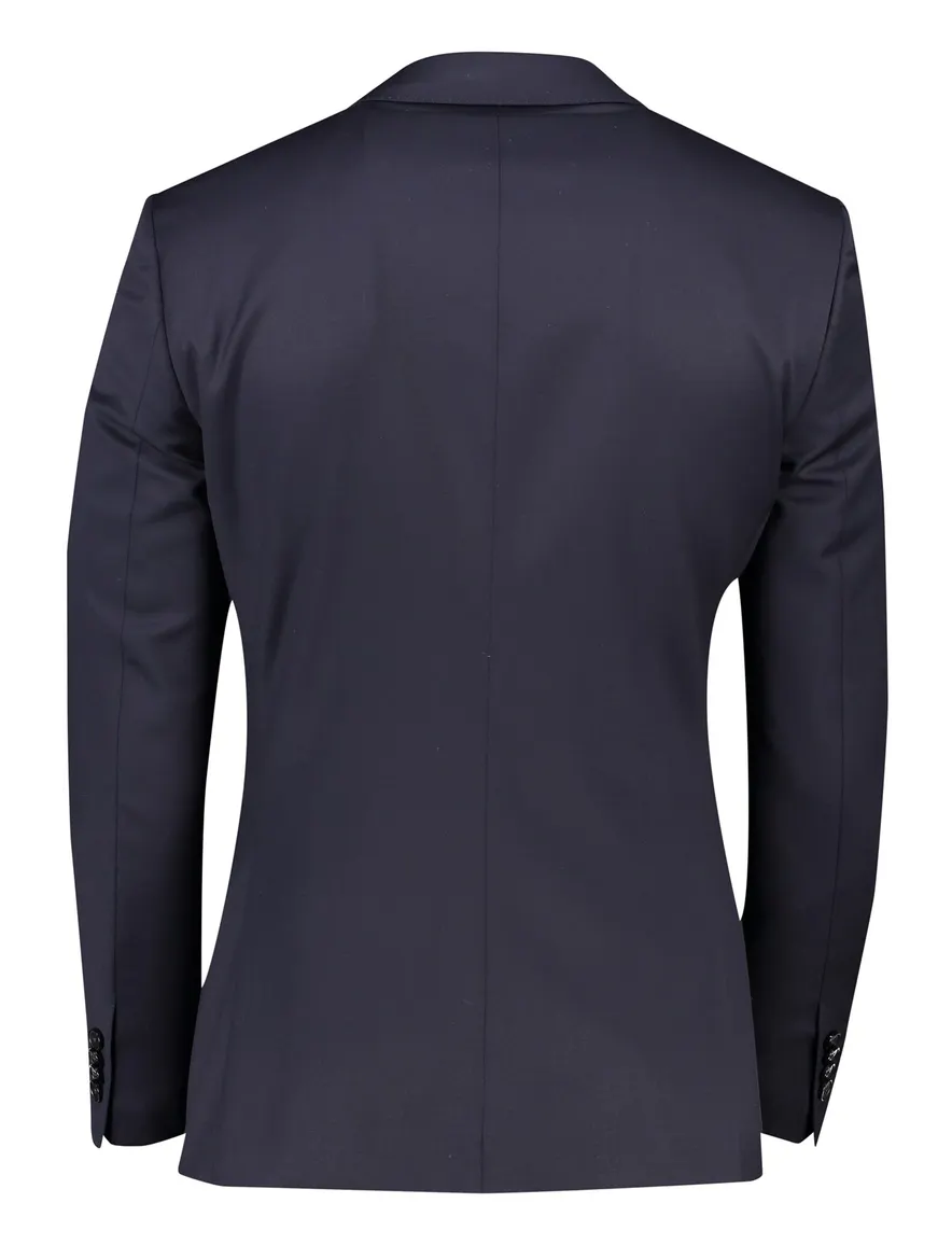Hugo Boss colbert mix & match donkerblauw effen wol slim fit