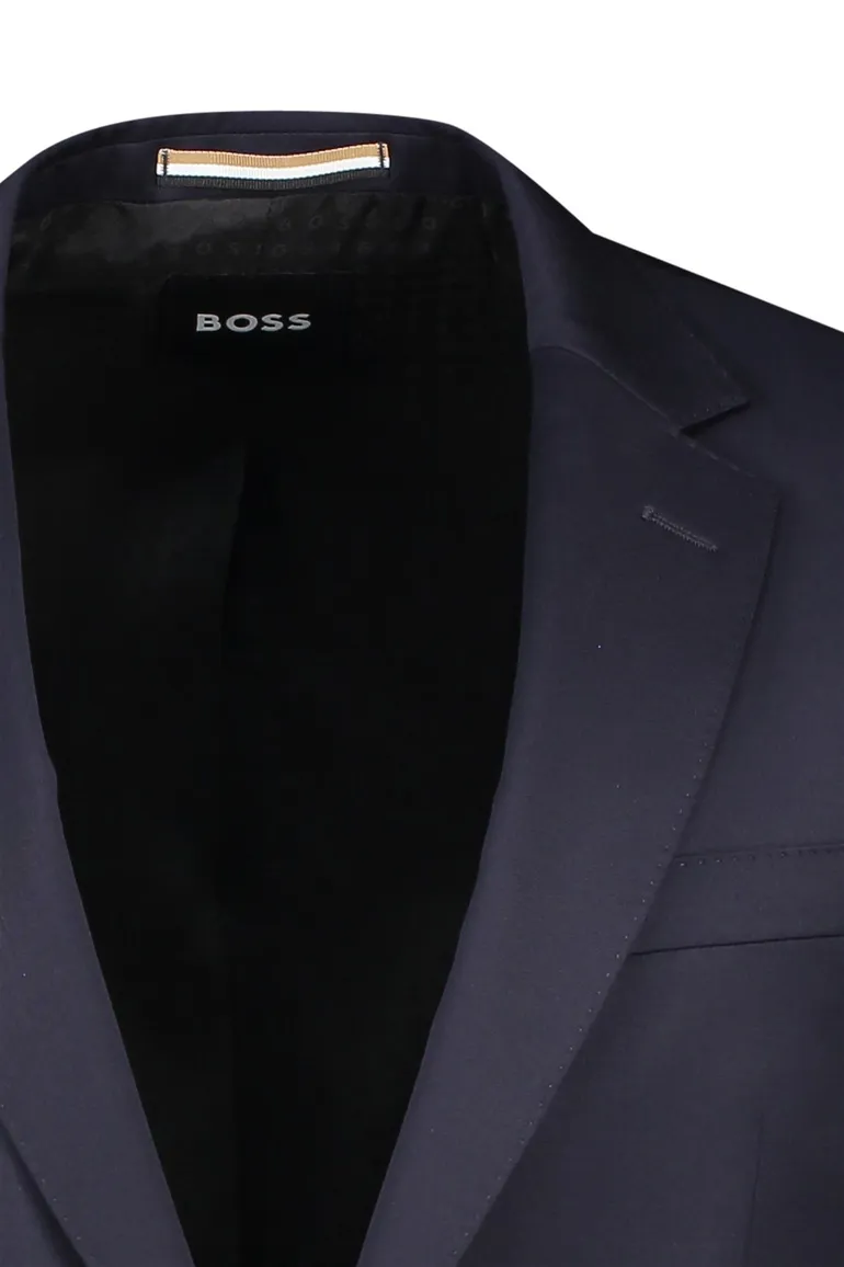 Boss H-Huge colbert mix & match donkerblauw effen wol slim fit