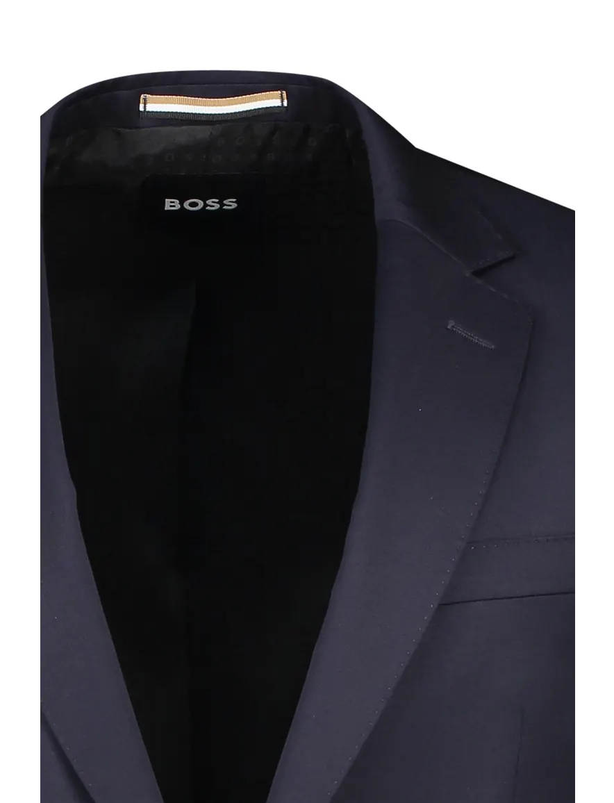 Hugo Boss colbert mix & match donkerblauw effen wol slim fit