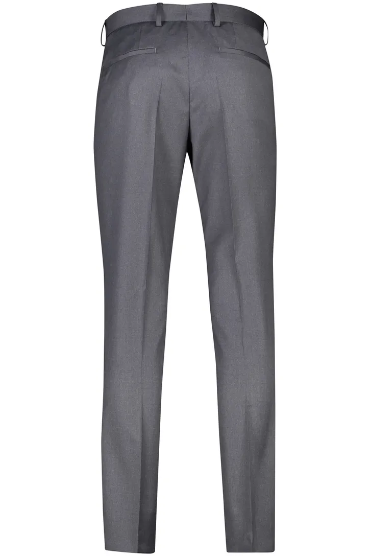 Boss pantalon mix en match antraciet effen wol slim fit Genius